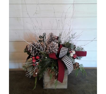 Houndstooth Holiday Box
