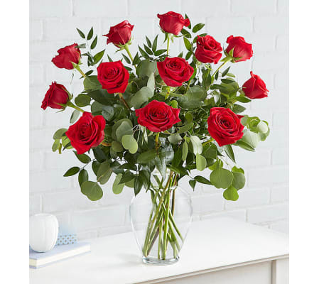 Hearts Desire Roses One Dozen