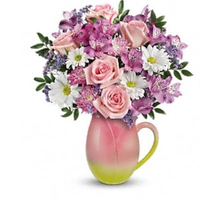 Spring Tulip Pitcher Tel