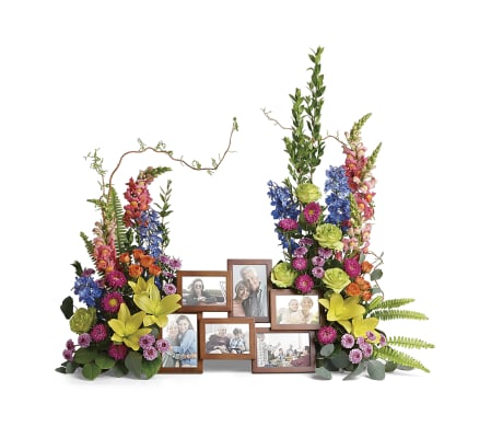 Loving Farewell Photo Tribute Bouquet