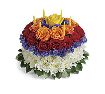 Your Wish is Granted Birthday Cake Bouquet Premium