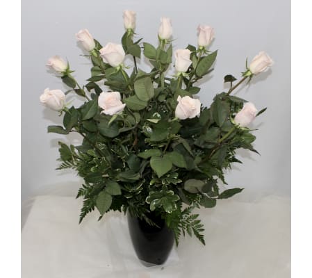 Dozen Pink Long Stem Roses