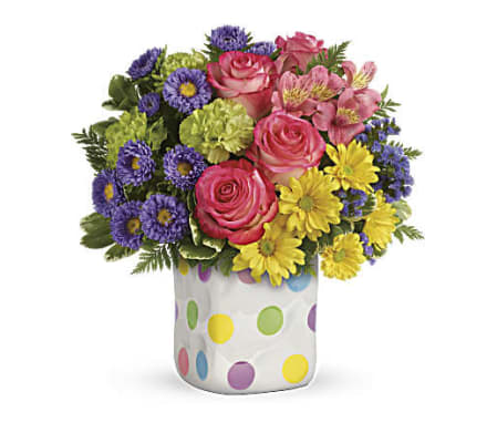 A Happy Dots Bouquet