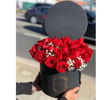 Red Rose Box Bouquet