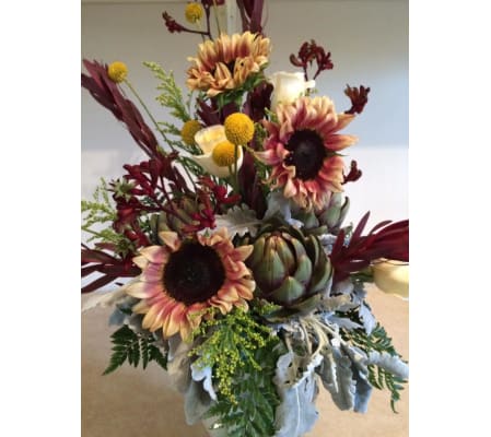 Sunflowers and Artichokes
