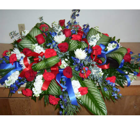 Patriotic Goodbyes Spray