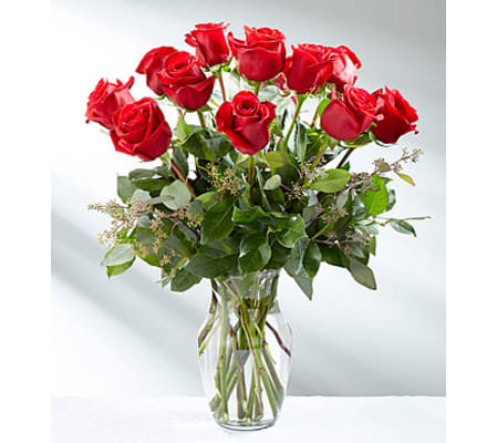 Valentine's Day Dozen Red Roses