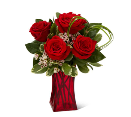The FTD Rush Of Romanc Red Rose Bouquet