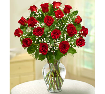 18 Red Roses Bouquet
