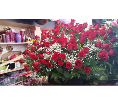 120 Red Rose Bouquet