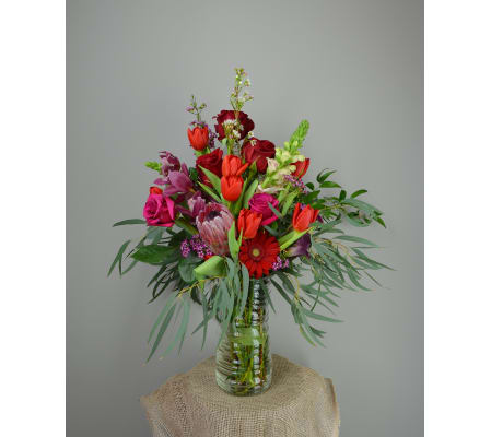 Passion Red vase