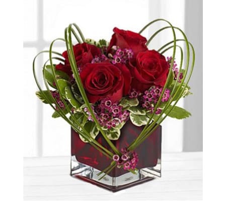 Sweet Thoughts with red roses
