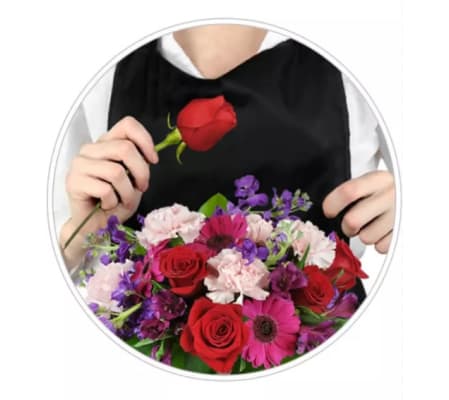 Florist's choice tall arrangement