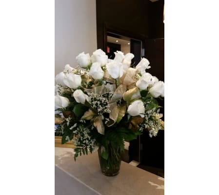 GLISTENING WHITE