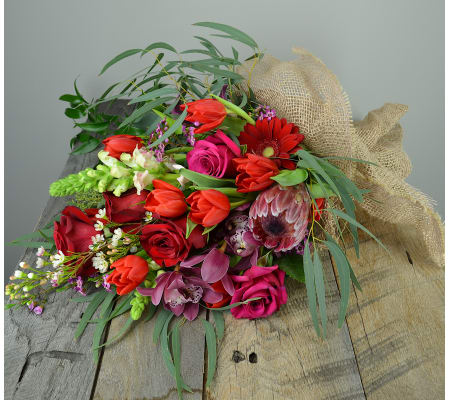 Farmhouse Passion Burlap Wrap