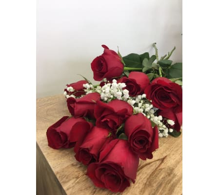 Dozen Red Roses Bouquet