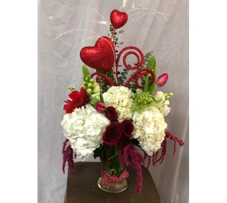 Cupid's Hearts Arrangement