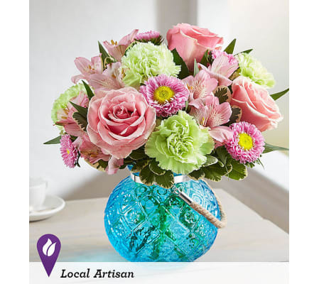 Splendid and Sweet Moroccan Blue Jar