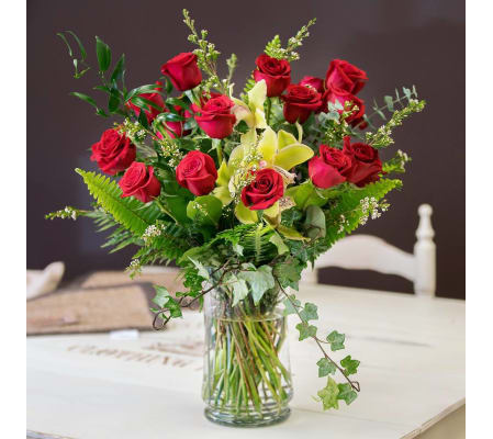 Orchid and Roses