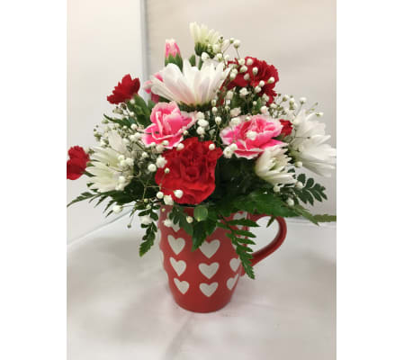 Hearts and Flowers Mug