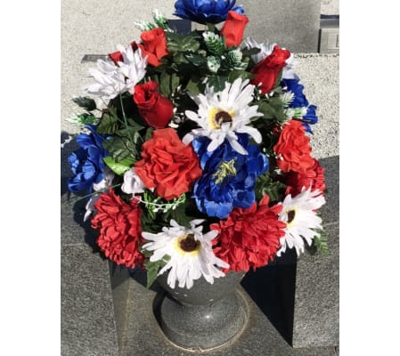 Silk Cemetery Flowers #2
