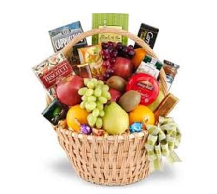 BASKET OF FRUIT AND GOURMET