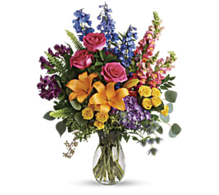 A Colors Of The Rainbow Bouquet