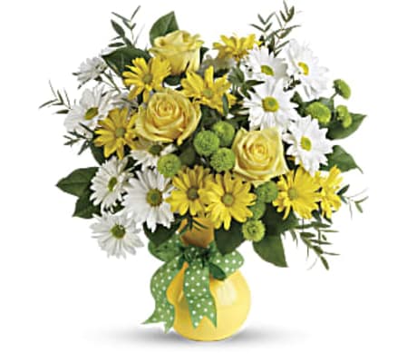 Daisies And Dots Bouquet