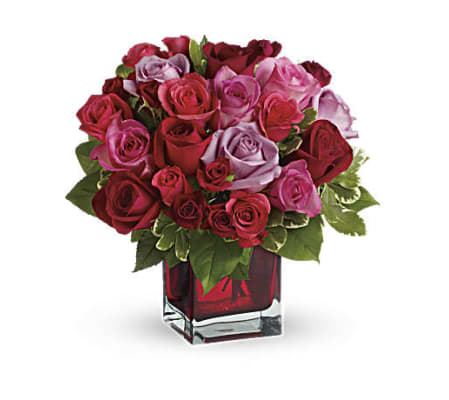 The Madly in Love Bouquet with Red Roses