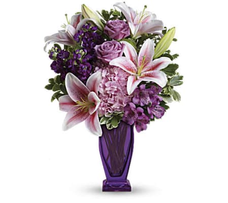 The Blushing Violet Bouquet