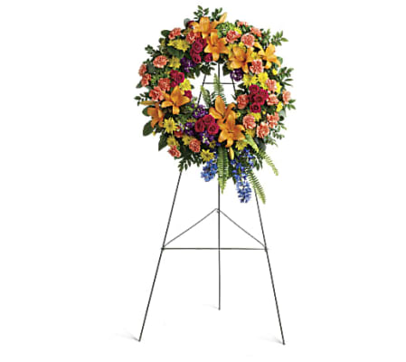 The Colorful Serenity Wreath