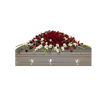 The Garden of Grandeur Casket Spray