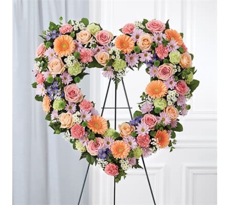 Sympathy Always Remember Standing Heart Pastels