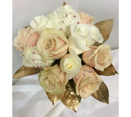 Prom BVP28 - Bold Gold Bouquet (pick up only)