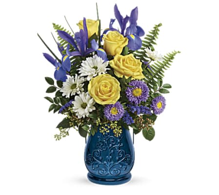 Teleflora Sapphire Garden Bouquet
