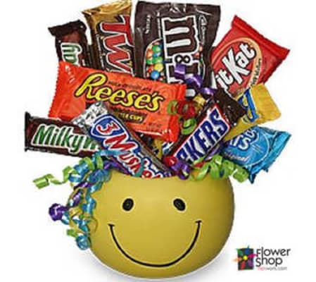 Junk Food Smiles Basket by FSN