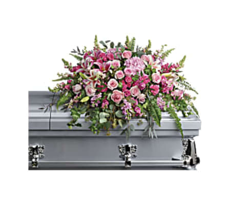 Beautiful Memories Casket Spray Tribute