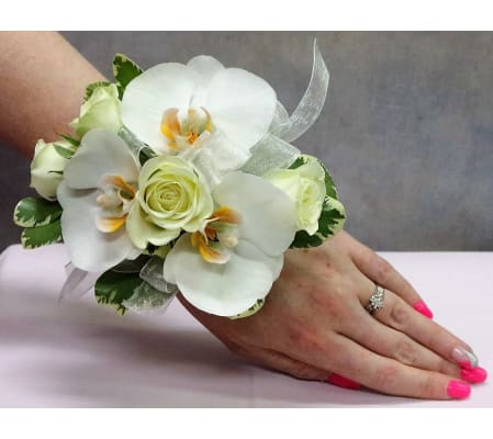 Orchid & Rose Corsage