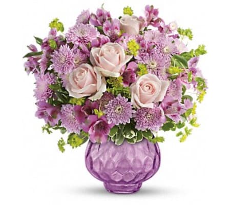 Elegant Lavender Chiffon