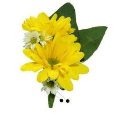 Yellow daisy rose bout.