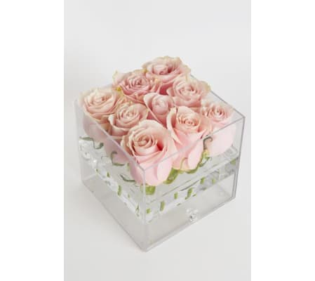 Acrylic Box 9 roses
