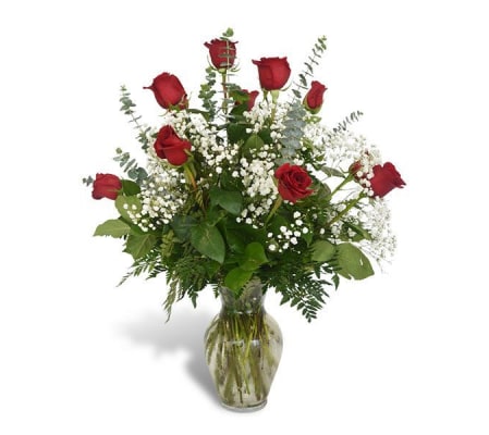 1 Dozen Premium Red Roses