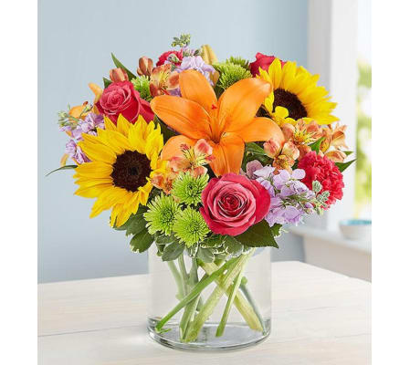 Floral Embrace Vase