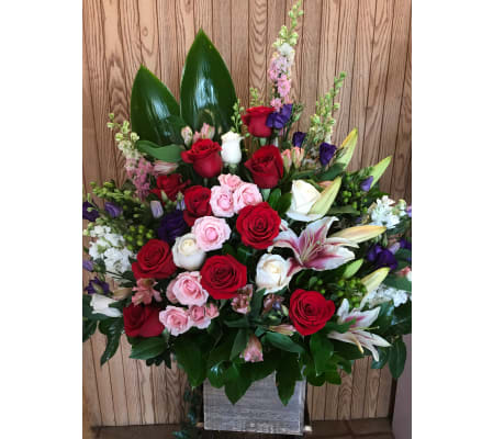 Big Wood Rose Box