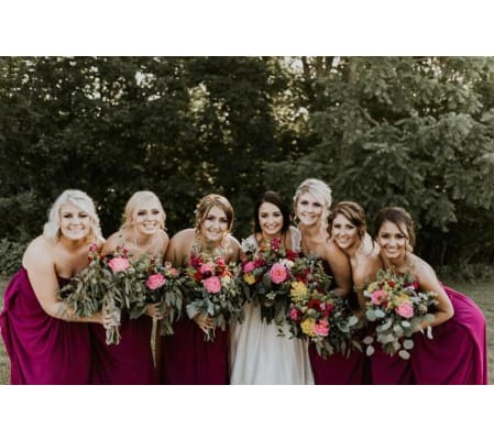 Wine Colored Wedding