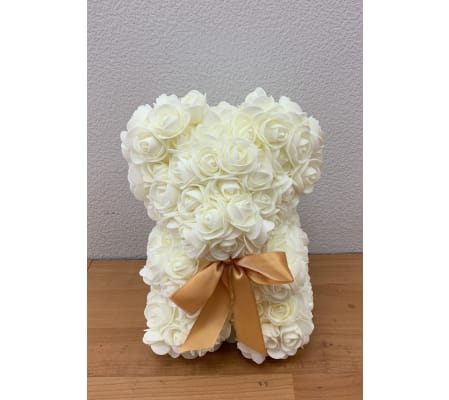 Foam Rose Teddy Bear