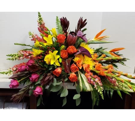 Eternal Paradise Casket Spray