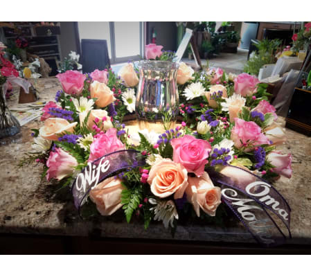 Life Well Lived Urn Wreath