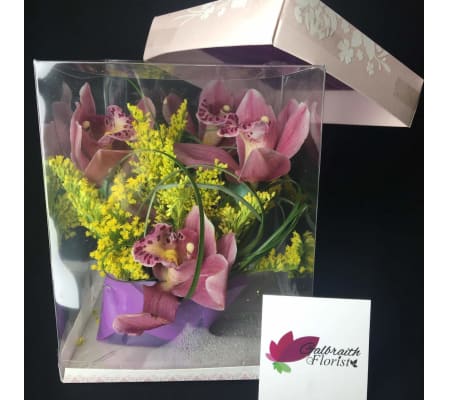 Orchid flower box
