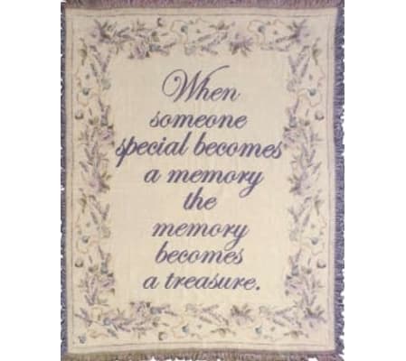 Memory Becomes A Treasure Afghan